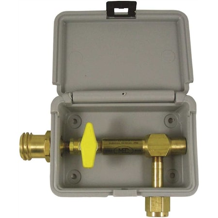 Mec Gas Outlet Box Single in Gray ME951GRY